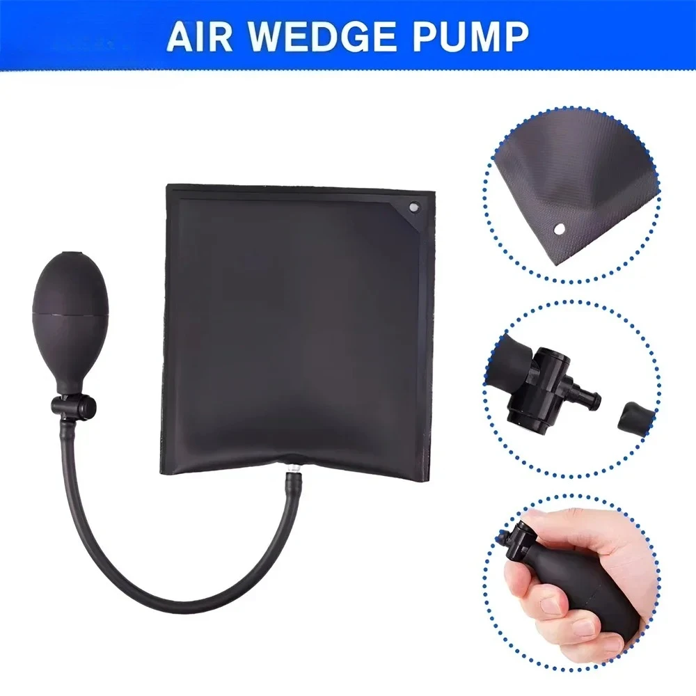 Car Air Pump Wedge Cushion Car Inflatable Shims Car Door Repair Air Cushion Emergency Open Unlock Tool Air Pump
