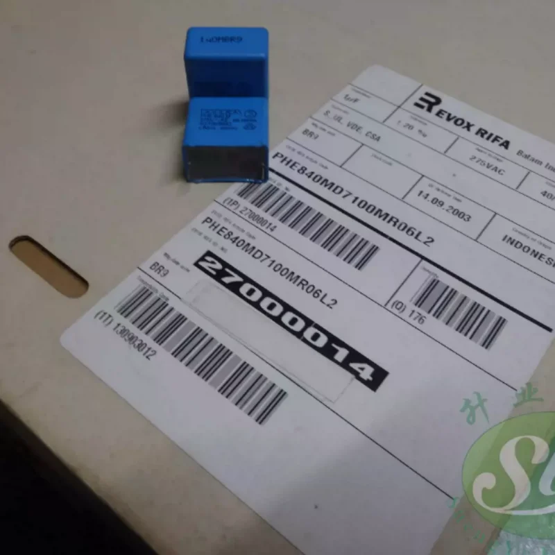 10pcs-100pcs RIFA PHE840 1.0uf/275vAC 1u0f 1uf 105 brand new film capacitor 22MM