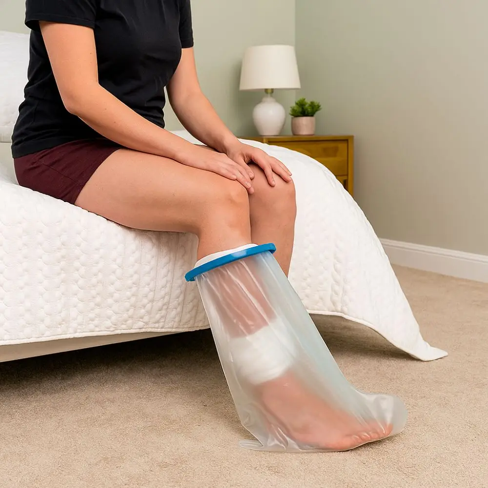 

Bandage Protector Seal Shower Cover Comfortable Professional Waterproof Leg Cover Reusable Cast Protector Ankle Protector