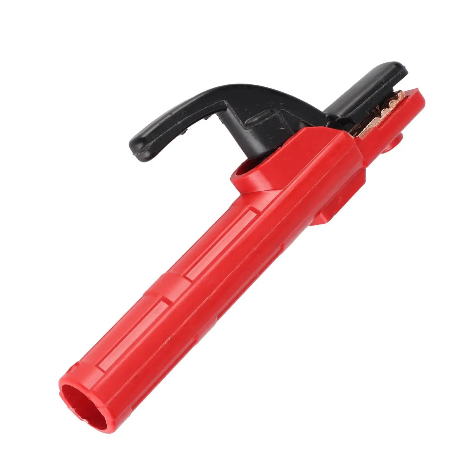 High Current Copper Electrode Clamp Insulated Handle Welding Rod Holder Grounding Tool for Welder Repair