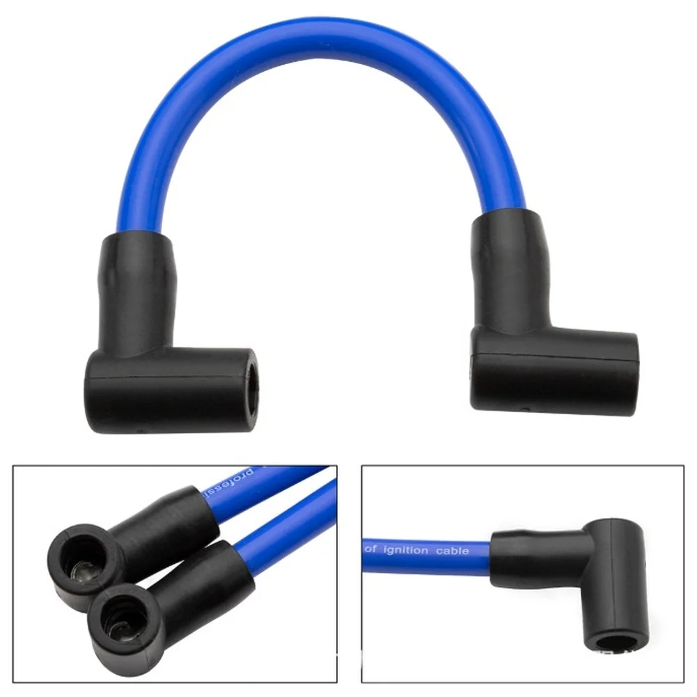 Ignition Coil and Spark Wire Set for GMC For Sierra and For Boating Use Direct Replacement 2 Pieces Blue Plastic