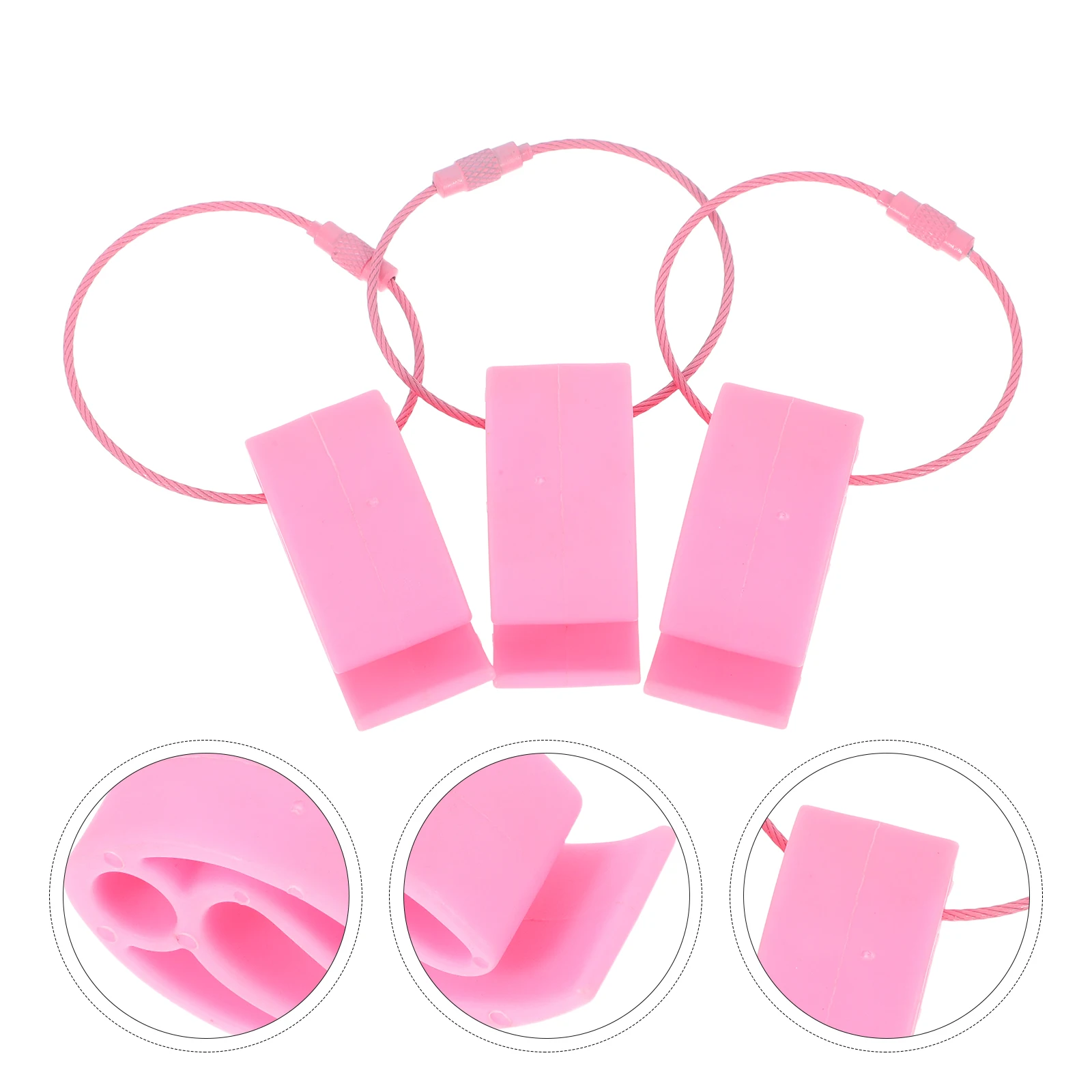 

3pcs Flying Clips Portable Clamp Sport Disk Hanger Hook Holder Buckles Beach Outdoor Activities Team