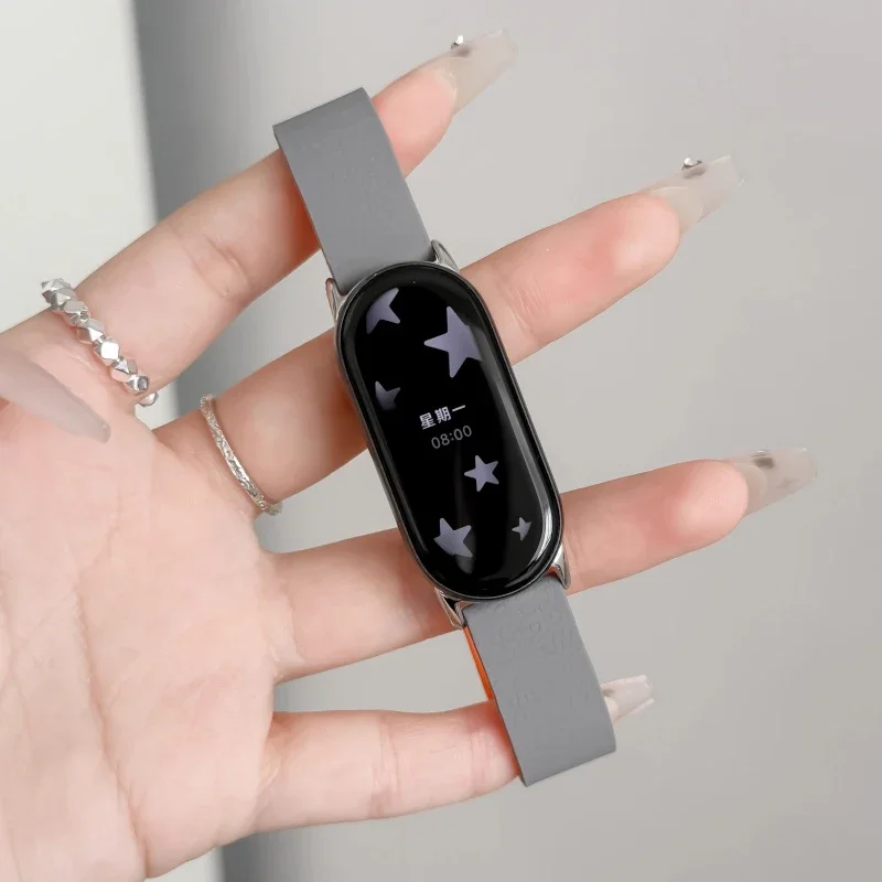 Magnetische Schleife Strap Für Xiaomi Mi Band 10 9 8, Silikon Armband Für Xiaomi Mi Band 8 9/10 Handgelenk gürtel Ersatz Zubehör – Detail 11