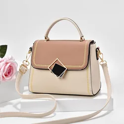 New shoulder Bag for 2024 women leather  Women's Handbags Fashion Large capacity casual handbag single shoulder crossbody bag