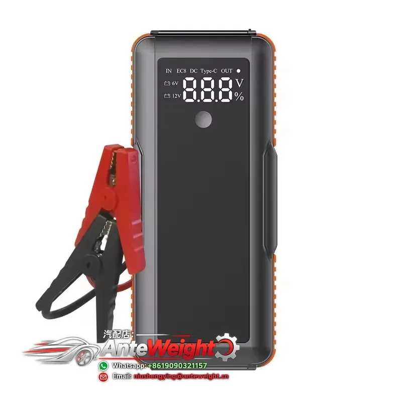 SC12 1000A Peak Car Jump Starter for 12V Vehicles, Super Capacitor with PD100W Fast Charging for Cars/Trucks