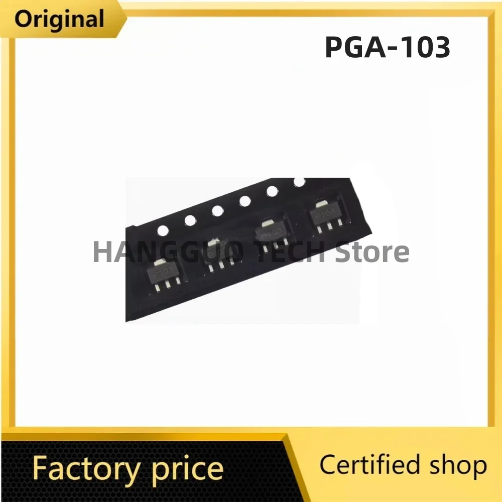 10Pcs Original PGA-103 + PGA-103 PGA103 SOT-89 IC RF Amplifier