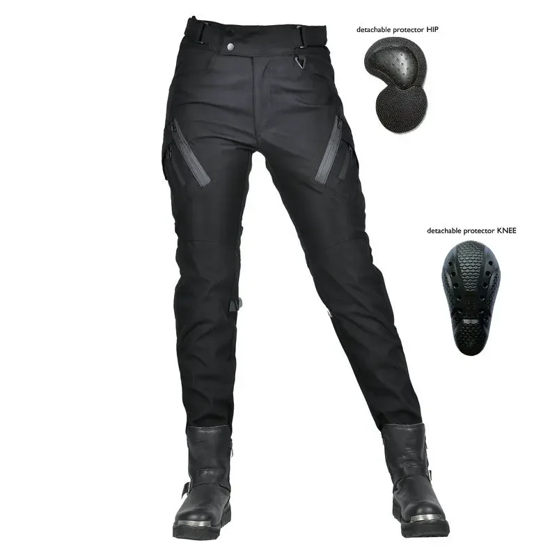 Waterproof Windproof Motorcycle Riding Pants Anti-drop  Motor Motorbike Pants Elastic High-waisted All-season for Lovers