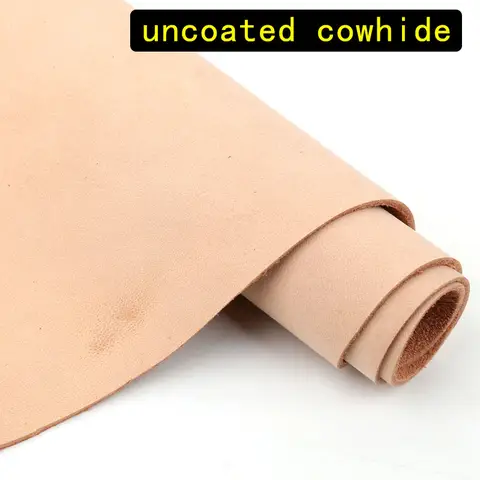 First-layer pure cowhide without coating, matte original color leather skin embryo matte surface, water-absorbing and breathable
