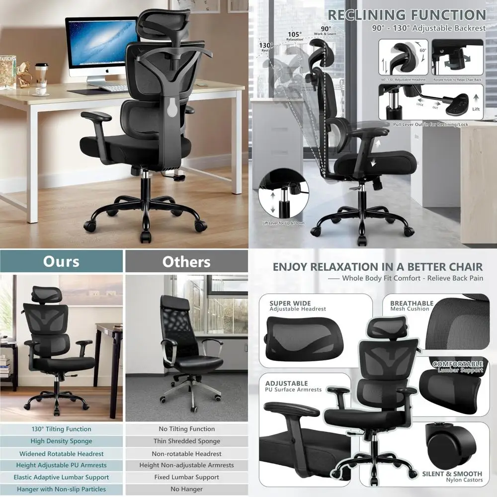 Ergonomic High Back… - image