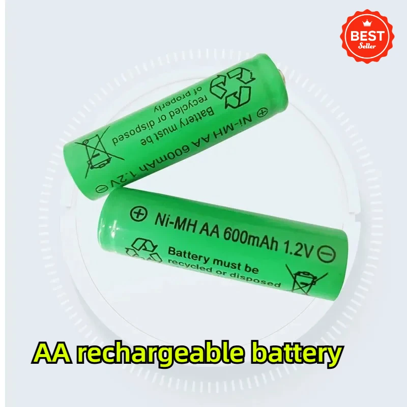 Brand New AA 1.2V Battery 600mAh Ni-MH Electric Shaver Toy Rechargeable Battery Gaming Machine Flashlight Battery