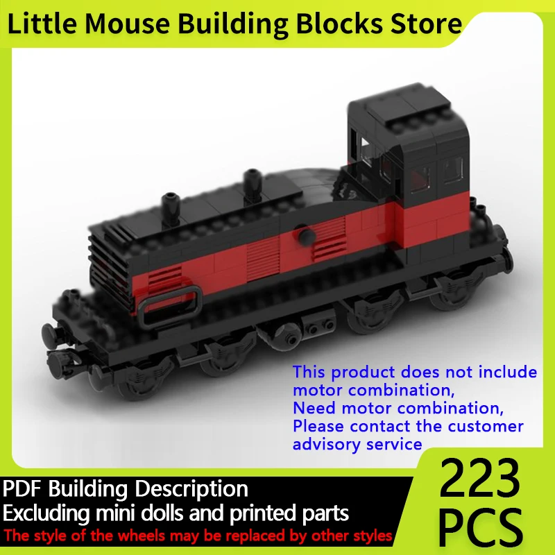 

Модель городского автомобиля MOC, строительные кирпичи, модель 20, переключатель, локомотив, модульная технология, подарки, праздник, сборка, детские игрушки, костюм