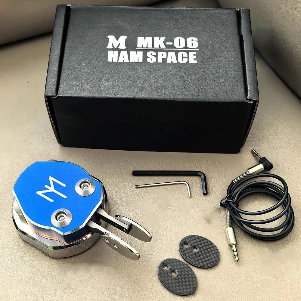 MK-06 Automatic Key CW Morse Code Paddle for Ham Radio Iambic Keyer Dual Paddle
