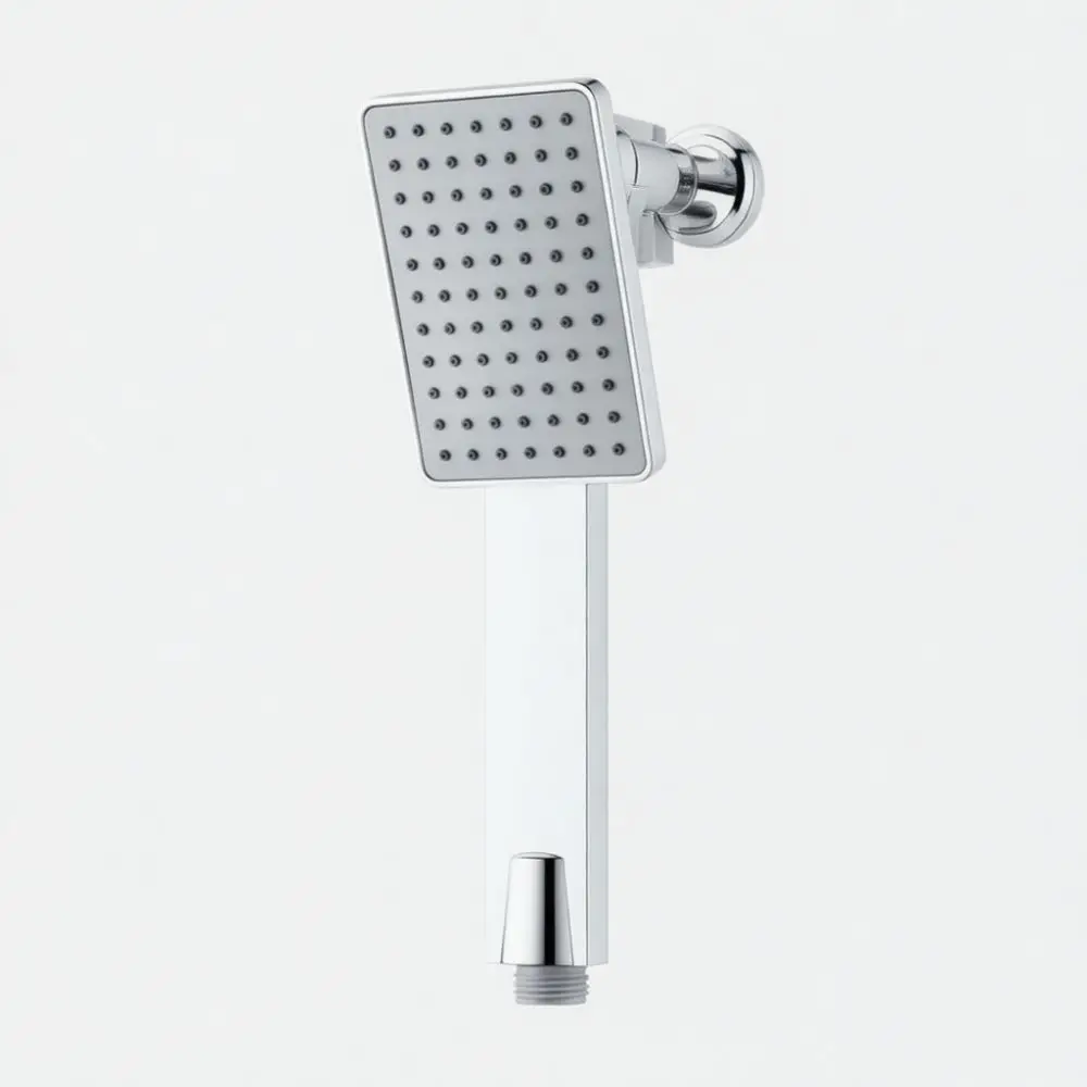 Handheld Shower Head Square Rainfall Sprayer High Pressure Bathroom Plumbing Fixtures For Home Showering Comfort