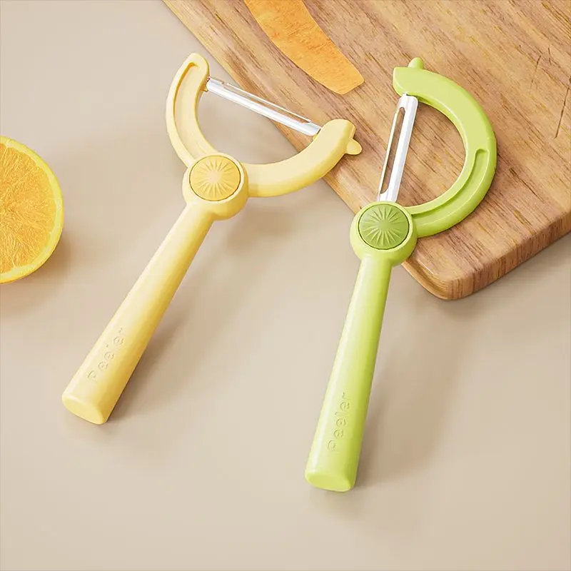 

Rotary paring knife Stainless steel household kitchen tool Melon, fruit and vegetable peeler Multi-functional peeler