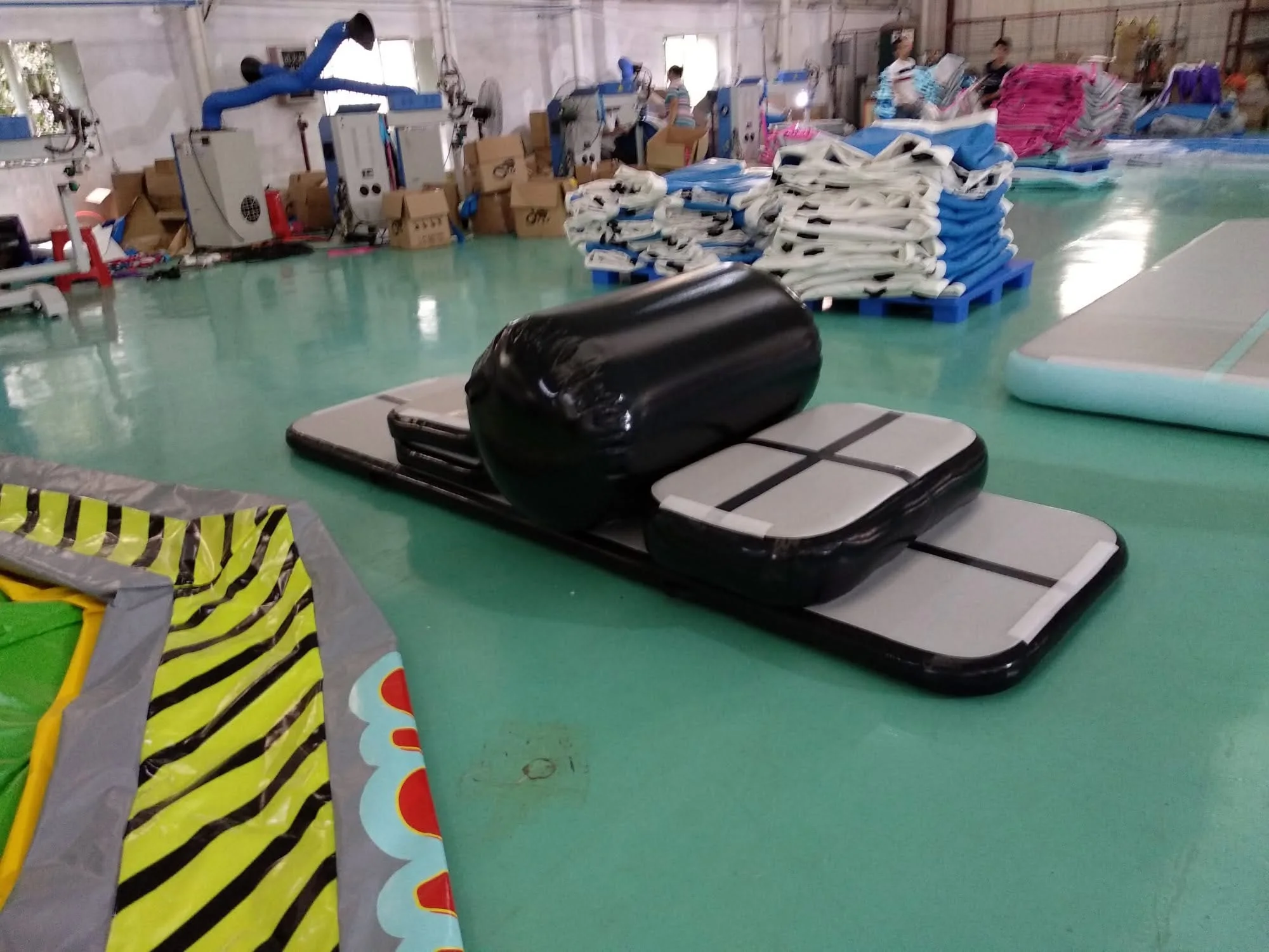 Inflatable Air Tumbling Track for Gymnastics 5pcs Set Tumble Mat Inflatable Air Gymnastics Mat with Pump