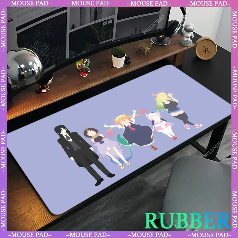 Ergonomic mouse pads Game pad Desk mats Computer cabinet pads Oversized Gaming Mouse art D_dragon_Maid