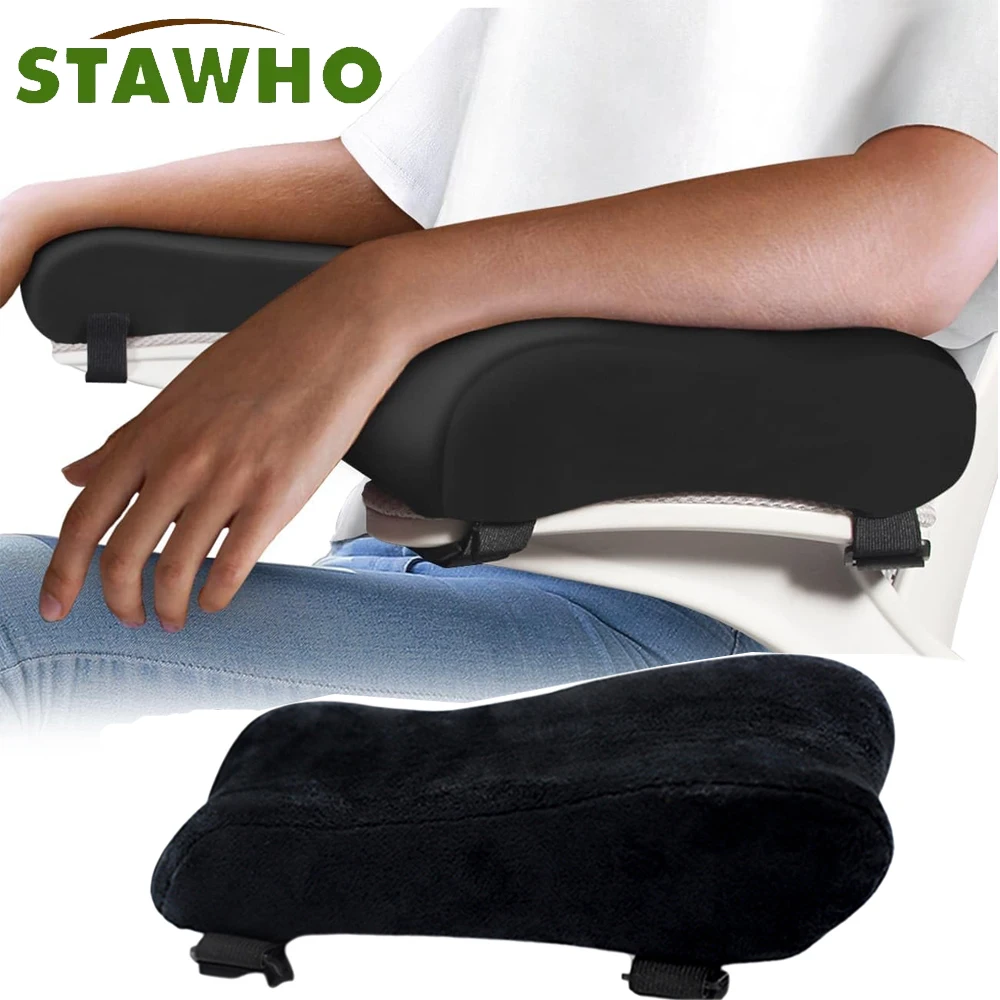 

Office Game Chair Armrest Pad Elbow Pillow Comfortable Support Cushion Memory Foam Inner Core Sofa Cushion for Home Armrest Mat