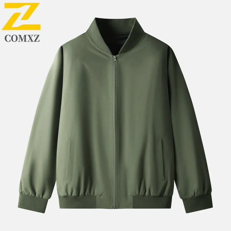 

COMXZ Stylish Coat Plus Size Outdoor Casual Comfortable Camping Work Windbreaker Jacket Wear Resistant Jackets Men'S Clothing