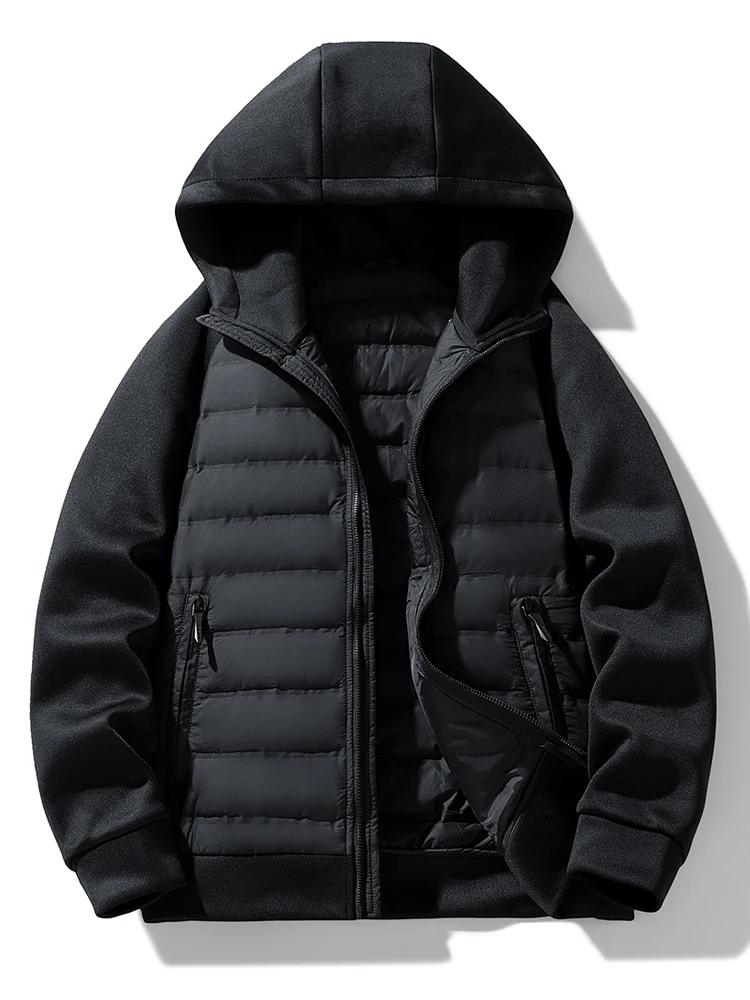 

Зимняя утепленная мужская пуховая куртка модного бренда 2024 года, новая, свободного кроя, больших размеров, теплая, морозостойкая, повседневная верхняя одежда