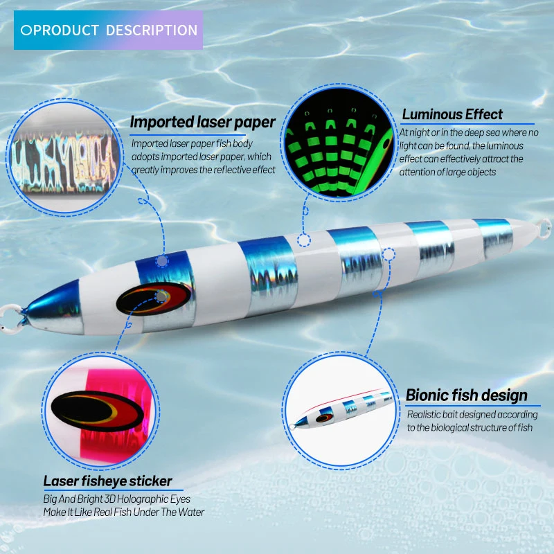 Obsession Jig Vertical – Vinilo para pesca marina - imagen 2