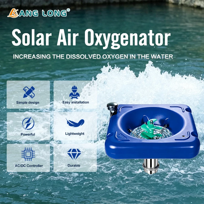 DC Solar Air Oxygenator Solar Fountain Pond Aerator Solar Aerator For Fish Farming Pond