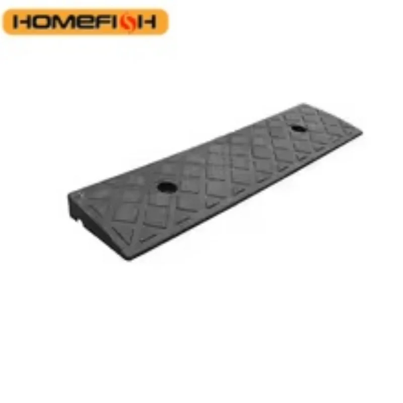 1pc Plastic Kerb Ramp Non-Slip Threshold Ramp 30mm Height For Cars Bicycles Wheelchairs Going Uphill Smooth Transitions