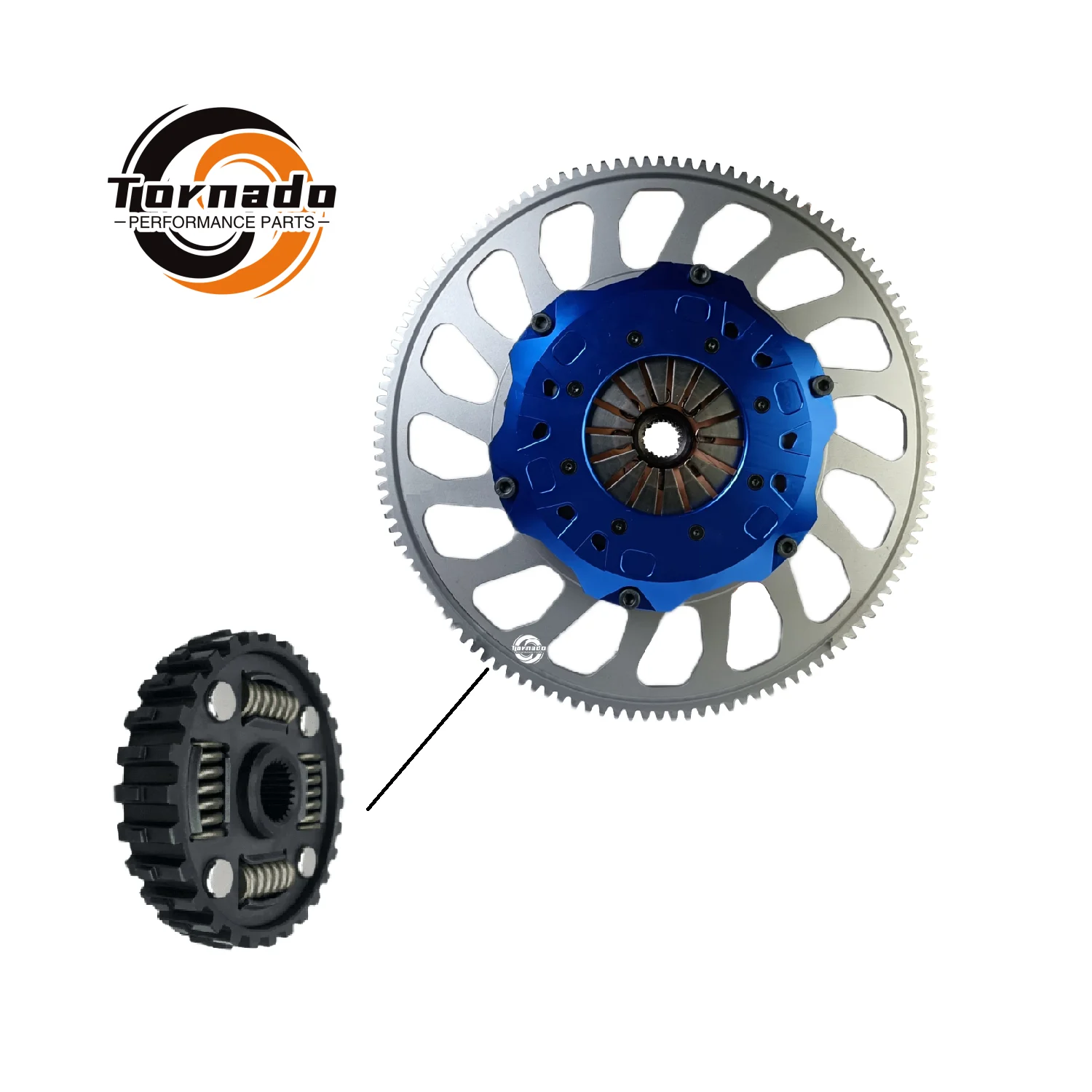 High Performance Racing Parts 1FZ With Spring Damper 185MM Tornado Twin Plate Clutch Kit Race Clutch