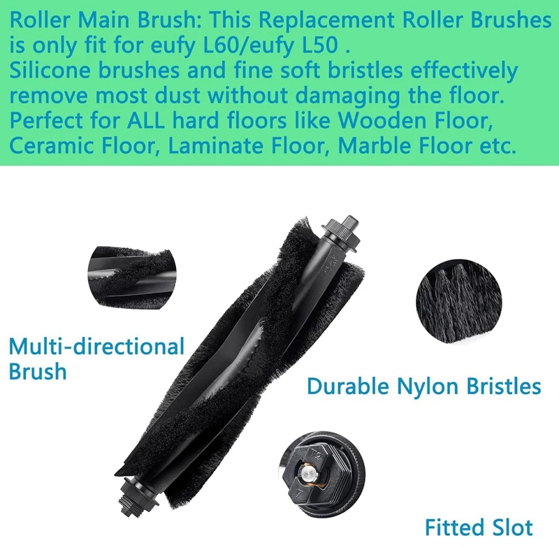 Brosse latérale principale pour aspirateur robot, filtre Hepa, pièces de rechange, accessoires pour wald fy L60, SES, L50, SES
