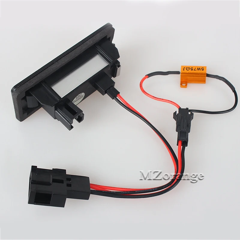 2 SZTUK 24-SMD Oświetlenie tablicy rejestracyjnej LED dla SKODA Octavia 3 Dla Rapid Dla Yeti Dla Fabia Dla Superb B6 Akcesoria samochodowe — zdjęcie 4