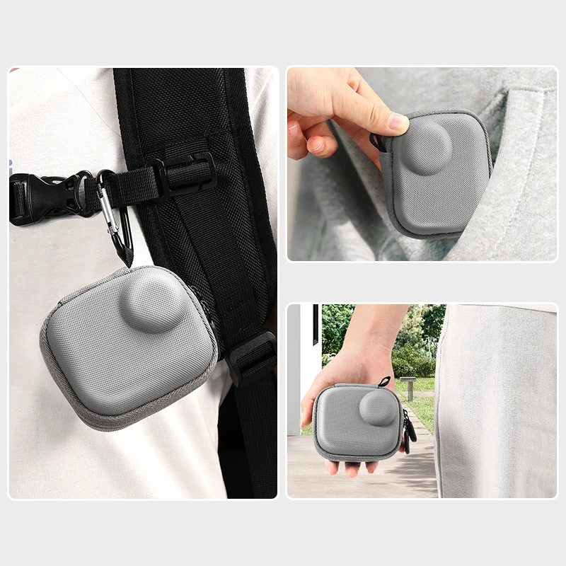 Mini bolsa de almacenamiento portátil para Insta360 Go Ultra Sport, Protector de cámara, estuche de almacenamiento, accesorios de bolsa de PU