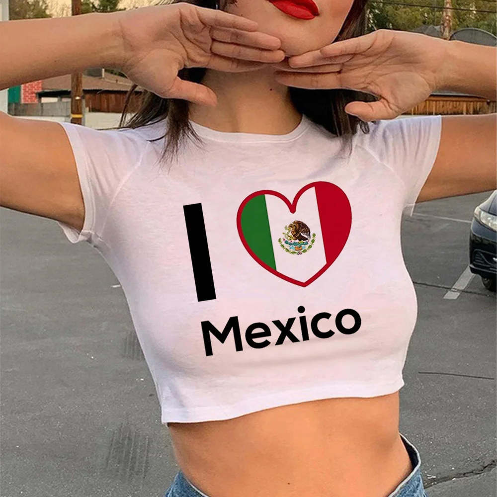 Mexico Tee women comic top girl funny designer clothing