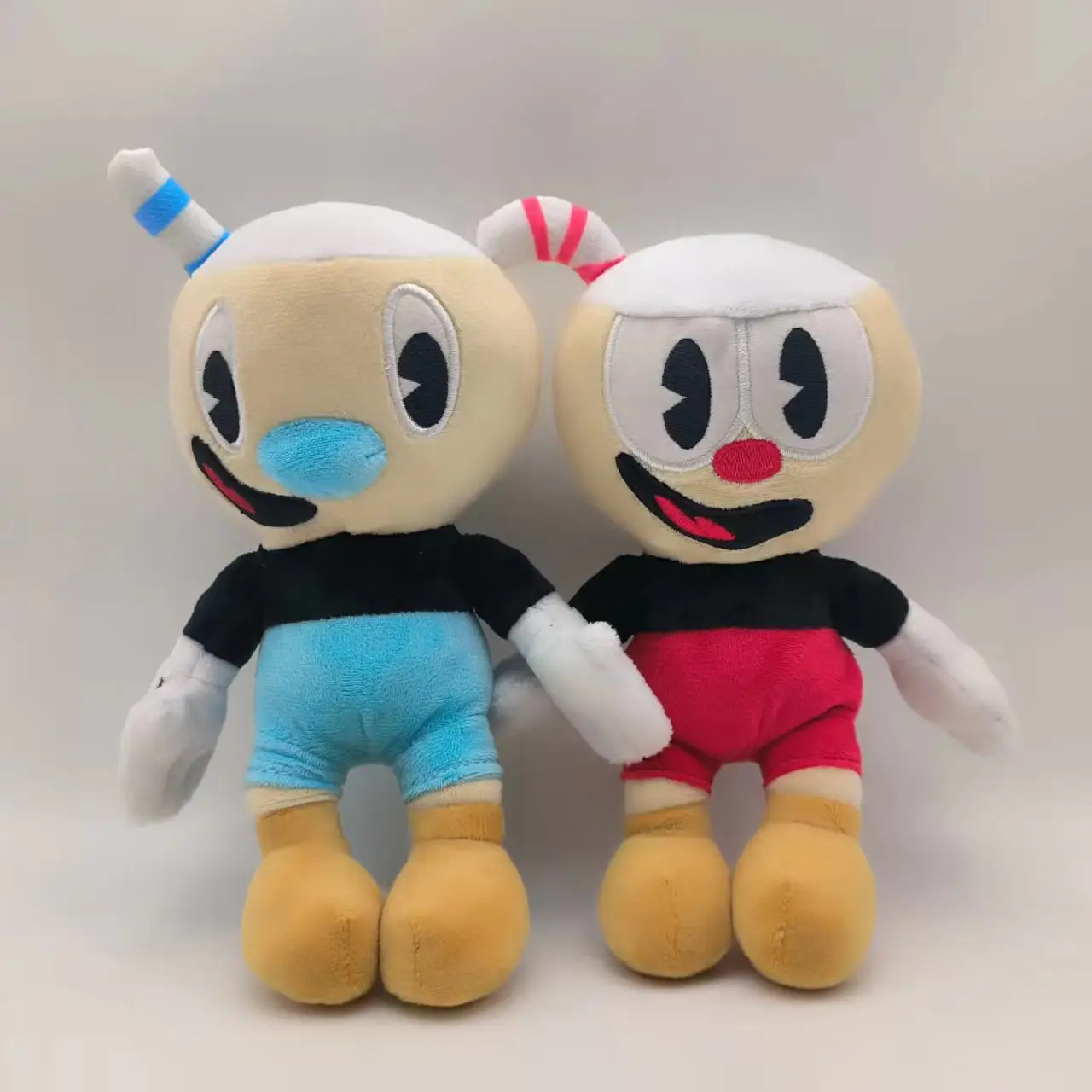 Cuphead Doll Mugman The Chalice Toy Cartoon Collectible Action FIgure Doll For Kid Children Couple Birthday Christmas Gift