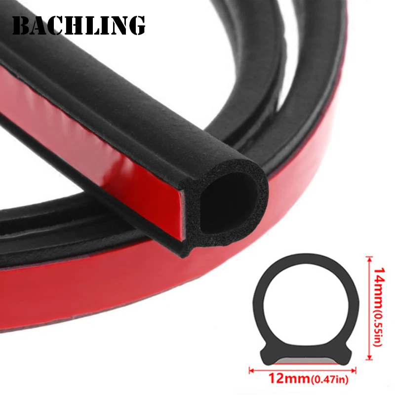 Car Door Seal Strip Auto Rubber Z P D Type Seals Noise Insulation Anti-Dust Soundproofing Auto Sealing Strips Accessories