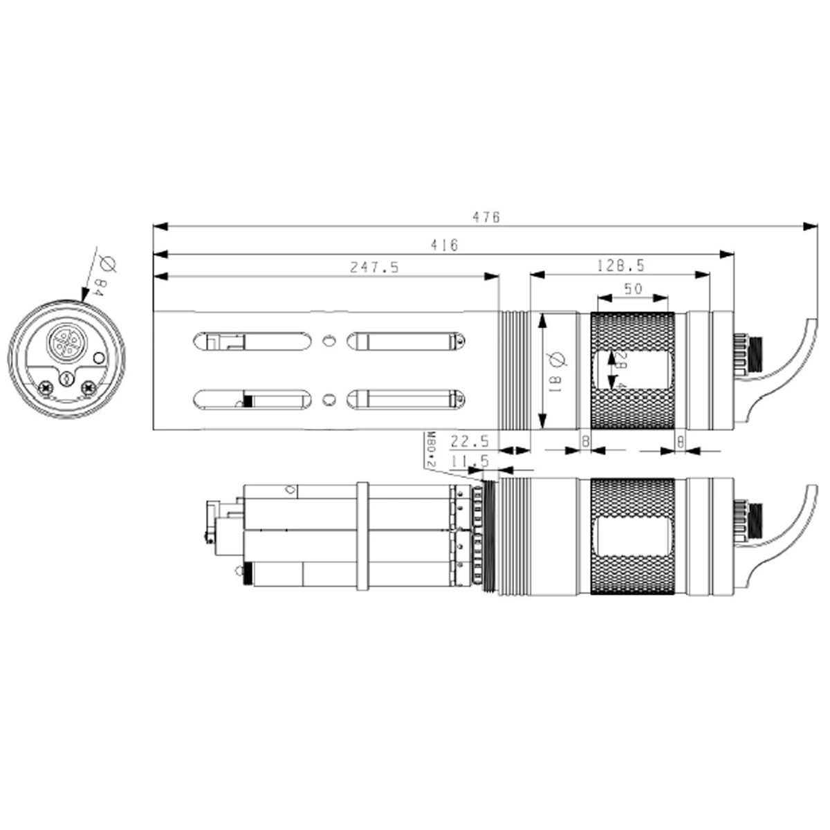 Soporte OEM personalizado del detector del analizador de calidad del agua multiparámetro portátil en línea