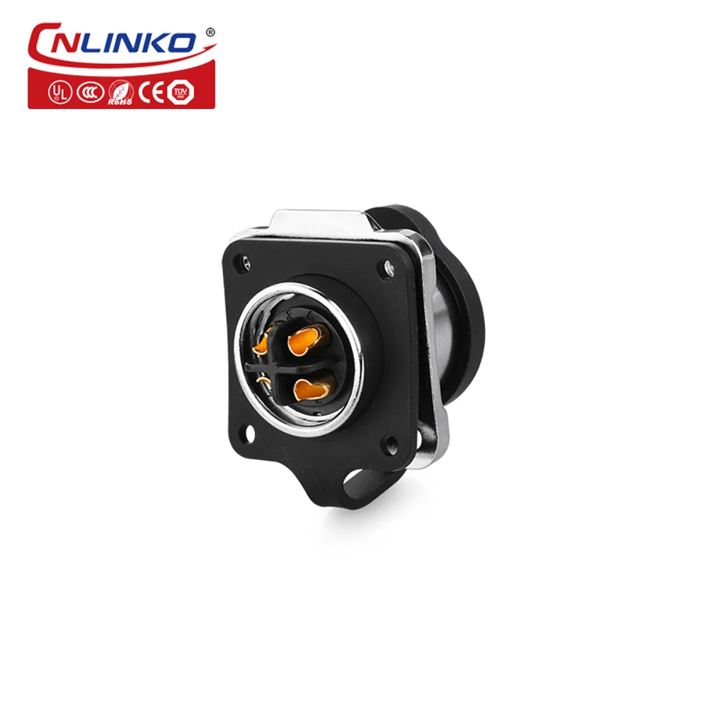 CNLINKO M20 Waterproof IP68 Aviation Female Plug Male Socket 2/3/4/5/7/9/12 Pin Outdoor Power Quick Connector Panel Mounting