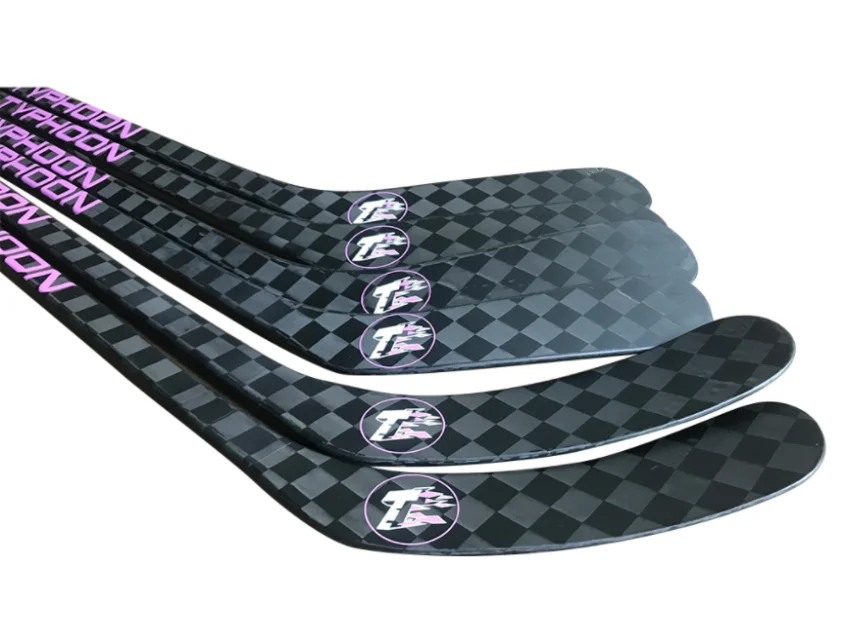 High Quality Carbon Fiber Rigid Flex Durable Waterproof Star Pattern Flared Hem Hockey Sticks Wholesale China Factory Custom