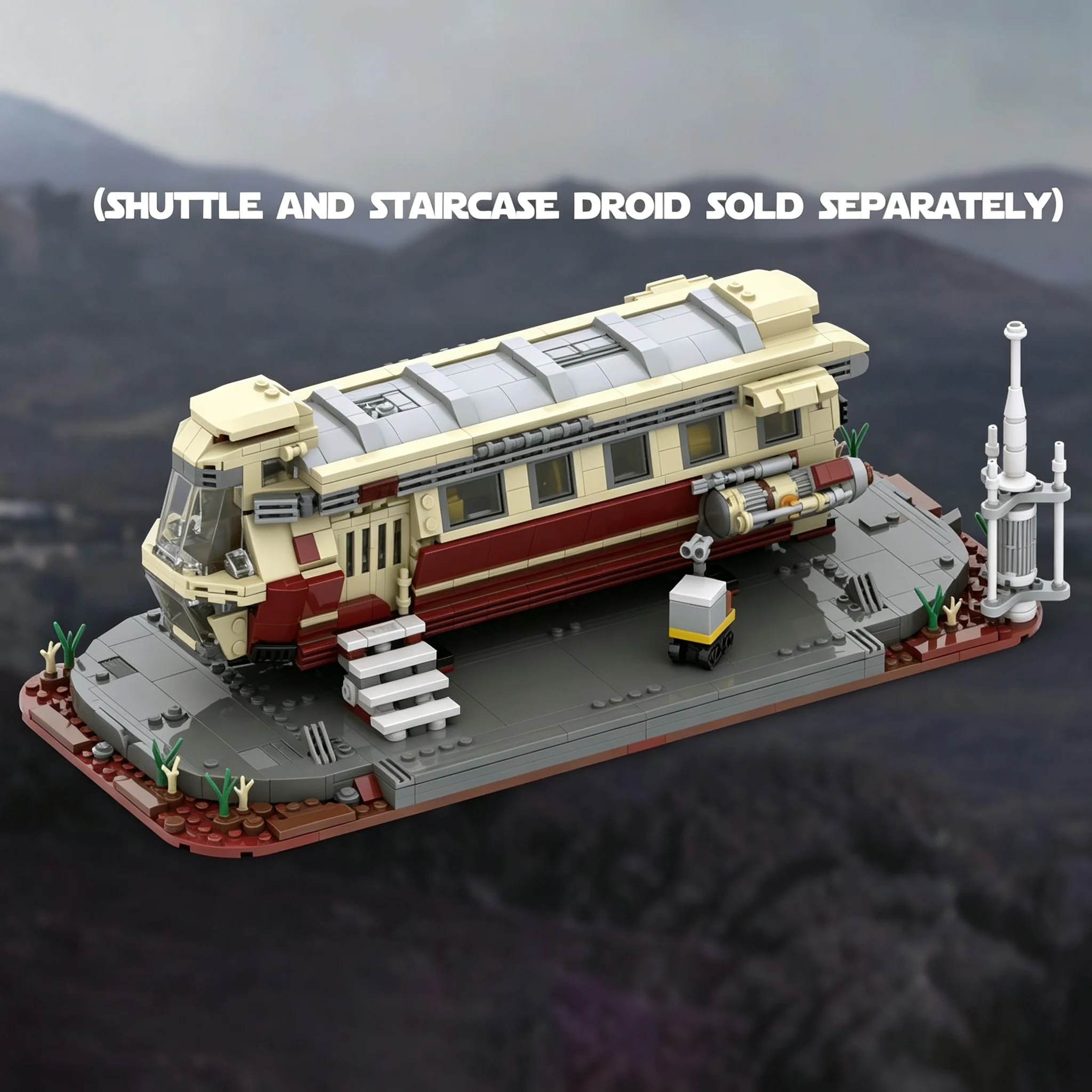 274pcs MOC Ferrix Shuttle Terminal Platform Add-on Ferrix Shuttle Star Battle Model Building Blocks Christmas Gift Toy Idea - view 3