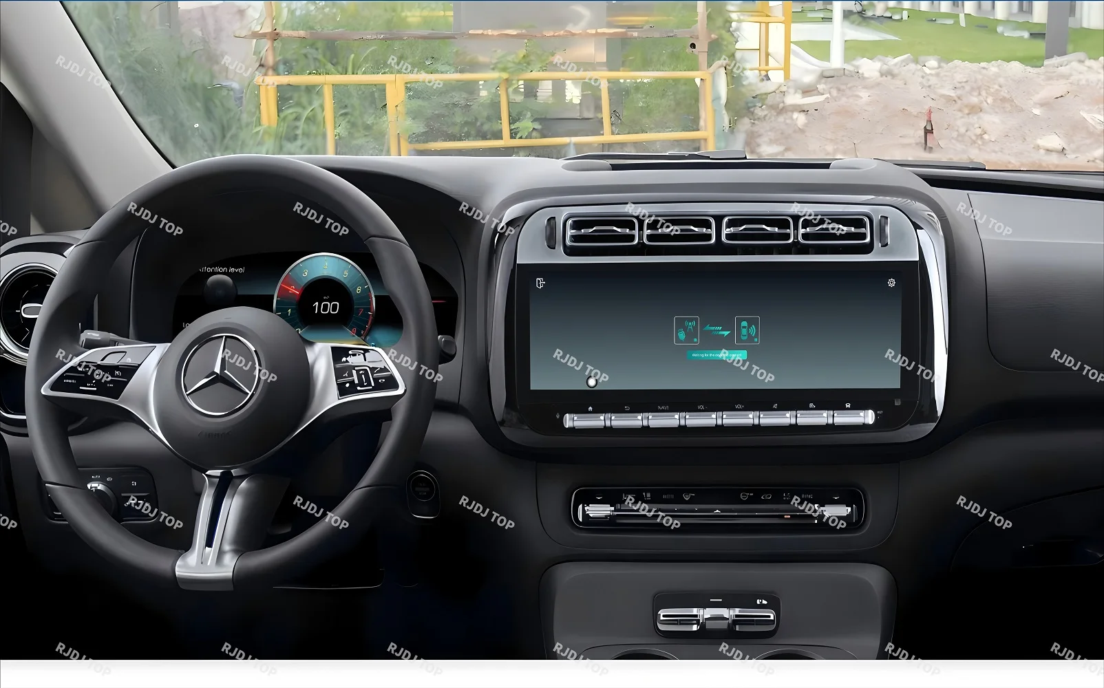 14.9 "أندرويد 14 راديو السيارة لمرسيدس بنز فيتو 2024 2025 سيارة الوسائط المتعددة مشغل فيديو ستيريو السيارات لتحديد المواقع والملاحة أبل Carplay #6