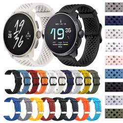 22mm Sports Silicone Strap For SUUNTO 9 PEAK PRO DLC / 5 PEAK Wristbands For SUUNTO RACE S / OCEAN / VERTICAL Smart Watch Band