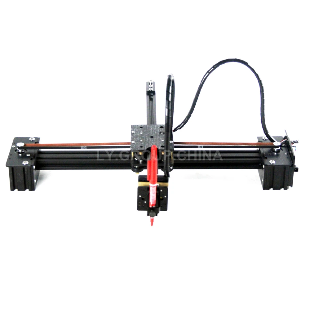 LY Pen Drawing Robot Writing Machine Cross Laser Type Belt Pulley Lettering XY-plotter for Sketch Write EBB Motherboard Support