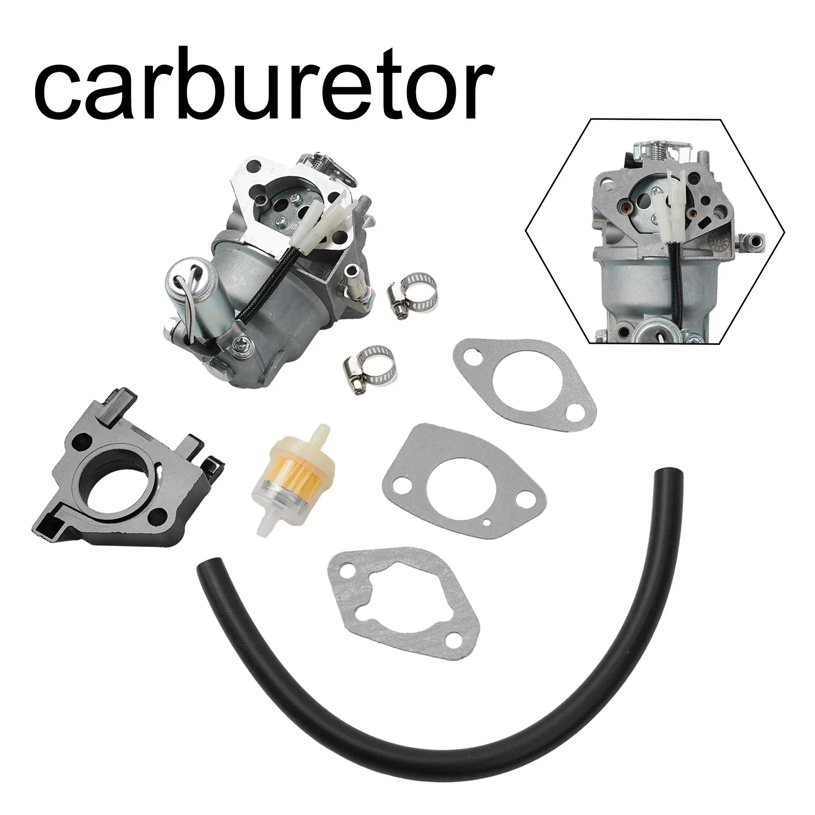 Carb On/off Switch Carburetor Gasket Bracket Filter For Huayi Generator Carburetor For GX160 GX200 5.5HP 6.5HP 168F 2KW - 3KW