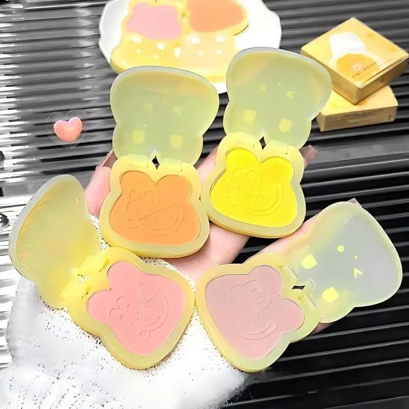 Fard per ombretti opachi monocolore in polvere multiuso Cute Bunny - Fard vitalità per il trucco facile da applicare
