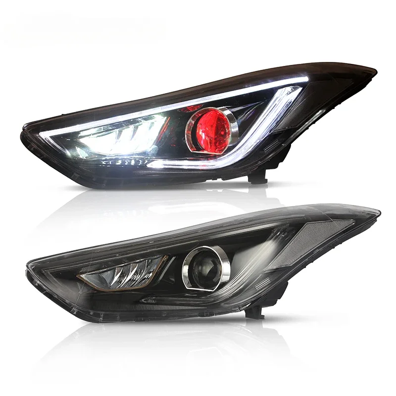 LED Car Head Lights Fifth generation Avante Facelift 2012-2015 Headlights Auto Lamps For Elantra Headlamp