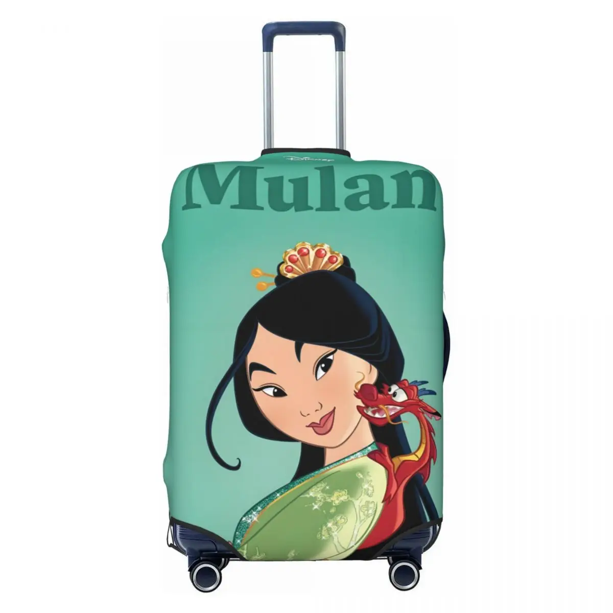 

Custom Mulan Luggage Cover Funny Brave Hero Cute Princess Pattern Suitcase Protector Covers Suit For 18-32 inch