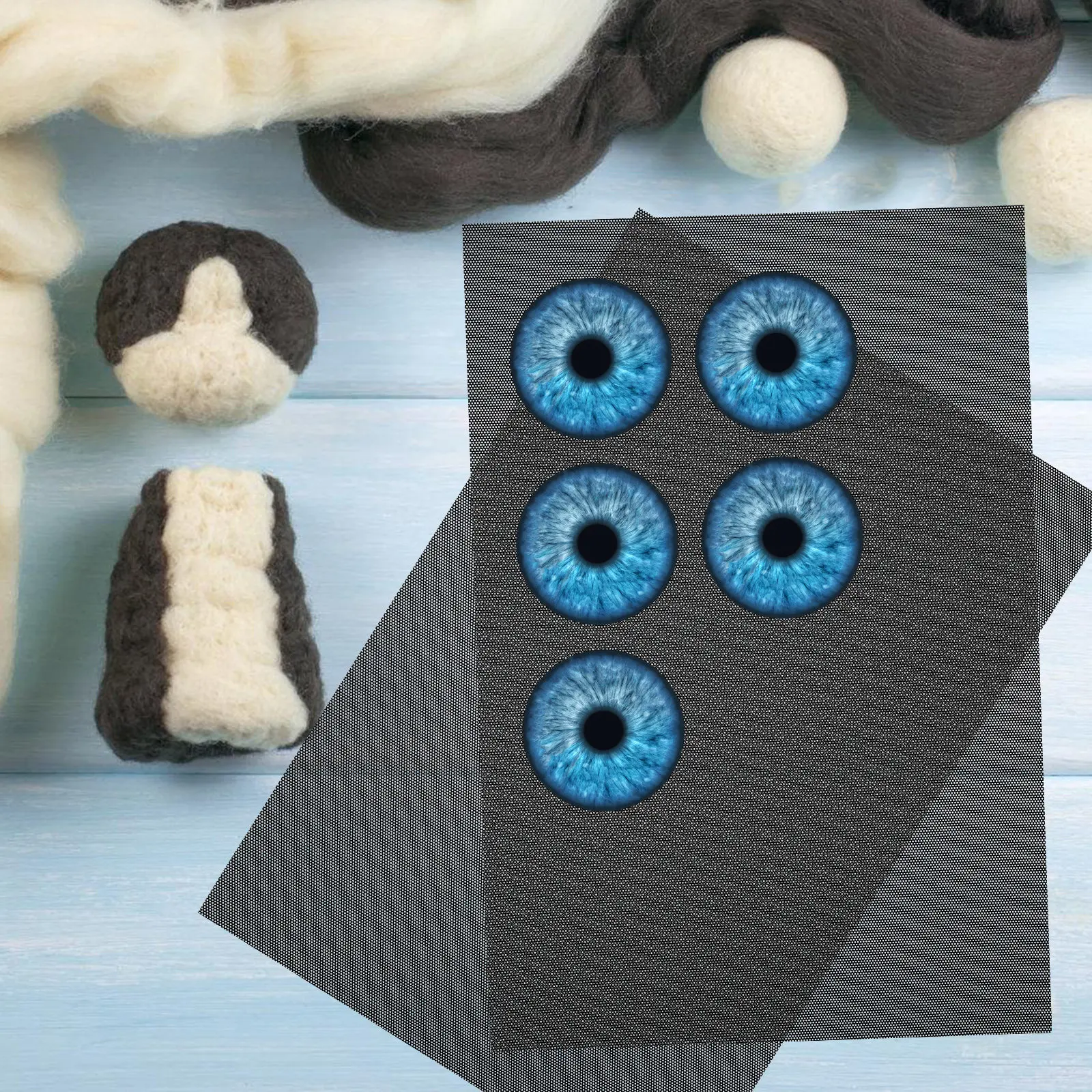 

Plastic Eye Mesh Clear Waterproof Sheets For Fursuit Eyes Diy Crafting Cosplay Supplies Mask Making Handicrafts Knit