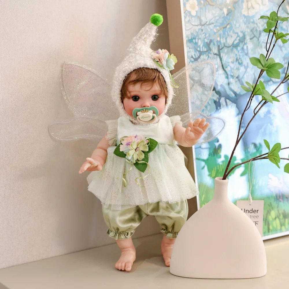 Cloveray de 18 pulgadas, muñeca de vinilo realista, Hada Kawaii, elfos, muñeca Reborn hecha a mano, juguete de alta calidad, arte Original para regalo de chico