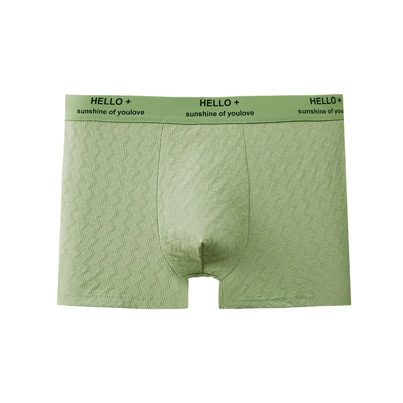 Cotton Men's Underwear Cotton Antibacterial Crotch Personalized Mid-waist Breathable Boxer Mens Panties шортики мужские bóxeres