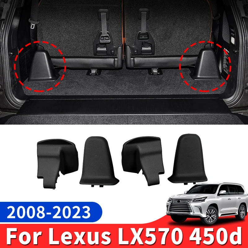 For Lexus LX570 450d Seat Track Protective Cover Interior upgraded Accessories Seat Guide Rail Front and Rear Covers 2008-2023