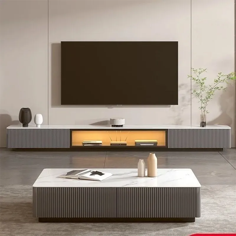 

Gray Universal Tv Stand Glass Drawers Glossy Minimalist Black Tv Stand Floor Modern Designer Szafka Pod Rtv Furniture Home