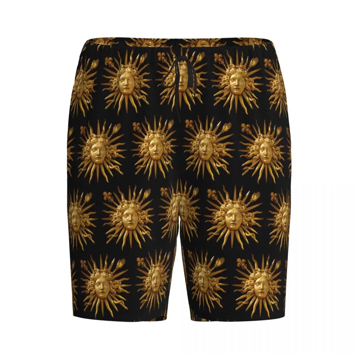 

Шорты с индивидуальным символом Людовика XIV, Короля Солнца, мужские пижамные штаны, брюки для сна, домашняя одежда, нижняя часть пижамы